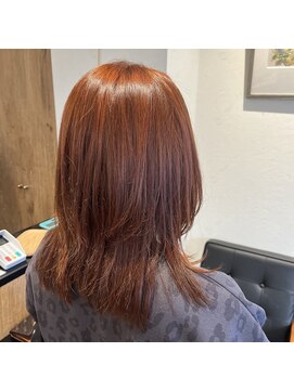 アルマヘアー(Alma hair by murasaki) ◎ブリーチ無しのオレンジカラー◎