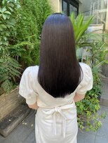 イヴォーク トーキョー(EVOKE TOKYO) 髪質改善トリートメント 韓国ヘア ロングストレートヘア 暗髪