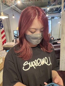 トロニー(TLONY) ピンクカラー ブリーチ stylist/miaki