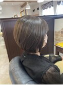 【ショートボブ】【丸み】【20代30代40代】