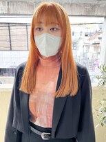 ラミエ バイ メルト 吉祥寺(lamie by melt)&nbsp;"久保田"切りっぱなしミディアム顔まわりウルフカット前髪