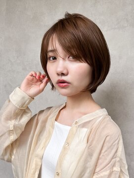 メゾンドイギー(MAISON de IGGY) ショート/ショートボブ/マッシュボブ/グレージュ/ミニボブ