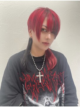ハチ(HACHI) 個性派RED X BLACKのデザインカラー