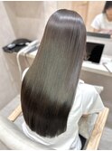 髪質改善*ロングレイヤーグレーベージュ*美髪【Zina石井】