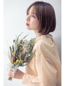 ブリング バイ スノードロップ 吉祥寺(BRING by Snowdrop) 黒髪/グレーベージュ/レイヤーロング/前髪パーマ/吉祥寺