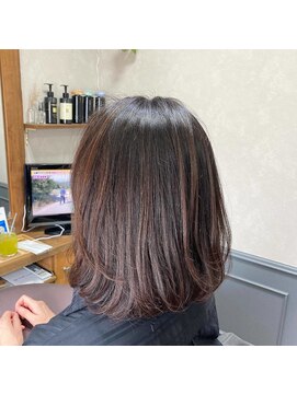 カミケン 清明店(kamiken.) くびれミディアムからボブに髪型チェンジ美髪【カミケン清明店】