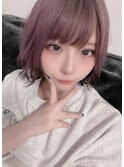 ラベンダーピンクブラックエンドカラーショート