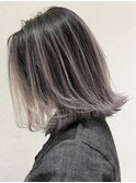 イヤリングカラーハイライトインナーカラーバレイヤージュ