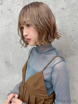 オーブ ヘアー マーク 宮古島店(AUBE HAIR marc) 20代・30代_こなれ波巻きボブ
