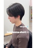 ハンサムショート＿アッシュグレー＿　担当　垣内　9067