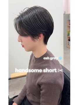 ガーランドウメダ(Garland umeda) ハンサムショート＿アッシュグレー＿　担当　垣内　9067