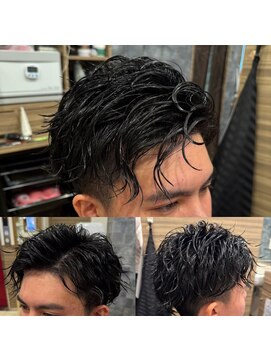 銀座マツナガ 神田店 20代30代ソフトツイストスパイラルツーブロックビジネス刈り上げ