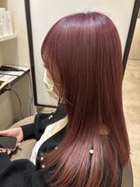 アナザーワールドココン(ANOTHER WORLD cocon)&nbsp;全頭ブリーチ☆バイオレットピンク