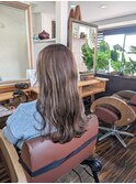 白髪ぼかし細ハイライト