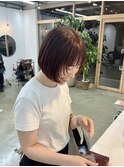 顔まわりカット/ボブ