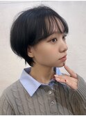 ★ショート/マッシュショート/イメチェン/ブルーブラック