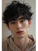 短髪/メンズ/パーマ/シャドウパーマ/【lana hair新宿】