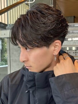 キングオブヘアバイノイズアンドフィフス 京都駅前店(KING of hair by NOISM&fifth) 京都センターパートフェザーパーマツイスパメンズパーマメンズ