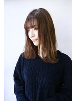 フラット 中山店(flat)&nbsp;似合わせカット/アースカラー/くびれヘア/地毛風カラー[中山駅]