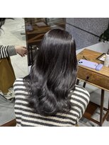 エッセ 大阪梅田茶屋町店(esse)&nbsp;【梅田】ワンカラーラベンダーグレージュ