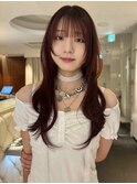 透け感チェリーレッド×ハッシュレイヤー☆