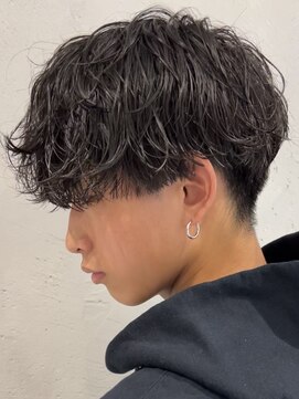 ノード(NODE) 波巻きスパイラルツイストスパイラルパーママッシュメンズヘア