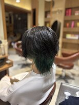 ヘアリゾートエーアイ 新宿西口店(hair resort Ai) インナーカラーメンズ×さりげないアクセント