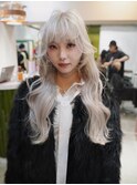 原宿/ウルフカット レイヤー デザインカラー ルーツカラー 