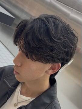 フィフスパーク(fifth PARK) 渋谷men'sfifthセンターパートメンズパーマフェザーパーマ微分け