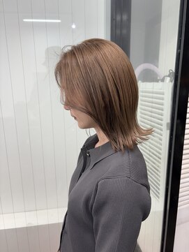 ヘアースマイルクー(HAIR SMILE COEUR) 【COEUR/SHUEI】フロントレイヤー ミルクティ♪