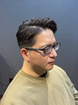 ビーダンディー(Bee dandy) ビジネスフォーマル ツーブロックショート 七三オールバック