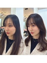 バズ(BUZZ)&nbsp;顔タイプ診断で似合わせ顔周りカット