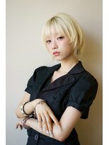 トマト(TOMTO)&nbsp;【RYOHEI】ショートウルフレイヤー_ブリーチカラー_20代30代40代
