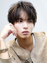 オーシャントーキョーオーバー 渋谷(OCEAN TOKYO OVER)&nbsp;韓国マッシュカルマパーマ韓国風センターパートニュアンスパーマ