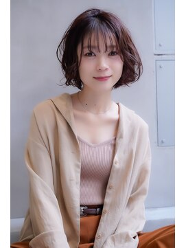 ケイト(kate) 【kate 大宮】フェミニンボブ×アッシュブラウン