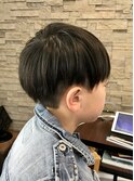 ツーブロックショート