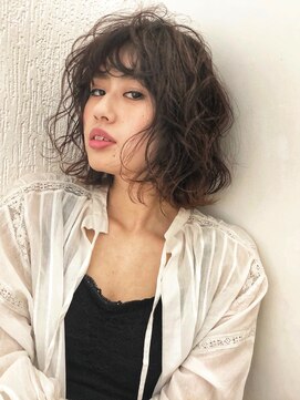 エムスラッシュ みなとみらい馬車道店(M SLASH) M.SLASH馬車道/濡れ髪/黒髪/くせ毛風/ウェーブ/ロングボブz2