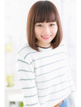 ミック 日暮里店(miq) ダークグレージュ前下がりボブで大人ガーリーフレンチボブb1