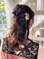 ヘアー リーフ(Hair Leaf) 結婚式ハーフアップスタイル♪