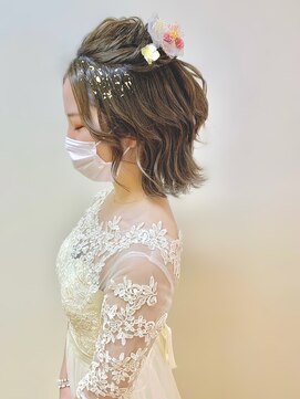 ディア(.eer) ** ボブ × ハーフアップ **