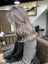 アルカナ 明治神宮前原宿(ARCANA)&nbsp;ホワイトグレージュ コンマヘア くすみカラー グレージュ