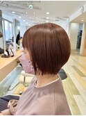 長めショートボブ