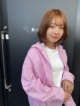 ガリカ 蔵前(Gallica) 【竹之内蔵人】ゆるふわ顔まわりレイヤーボブ/透明感ベージュ