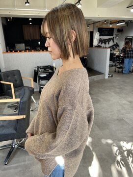 ノイ(NEU) 【NEU×石田】ぷつっとミニボブスタイル♪