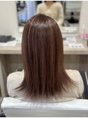 白髪ぼかしのハイライトカラー