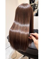 エミュスト(Emuest) 艶ピンク☆髪質改善カラー