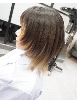 ヘアテリア リュウ 大塚(hair teria ryu) ショートウルフ/インナーカラー