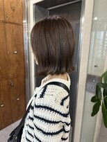 アリスバイアフロート 自由が丘(ALICe by AFLOAT) 切りっぱなし外ハネボブグレーベージュレイヤー