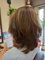 サントロペ(SAINT-TROPEZ) 柔らかレイヤー+グレージュ