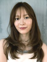 ロンプ(romp)&nbsp;レイヤーカット/モテ髪/くびれカット/艶カラー/前髪似合わせ